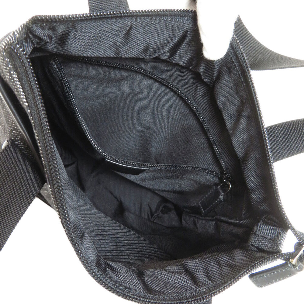 Gucci bag black GG tote leather canvas - Picture 5 of 11